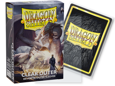 Dragon Shield Sleeves - 100ct Outer Sleeves - Matte Clear