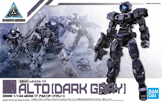 30 Minute Missions 1/144: eEXM-17 Alto [Dark Gray] Model Kit