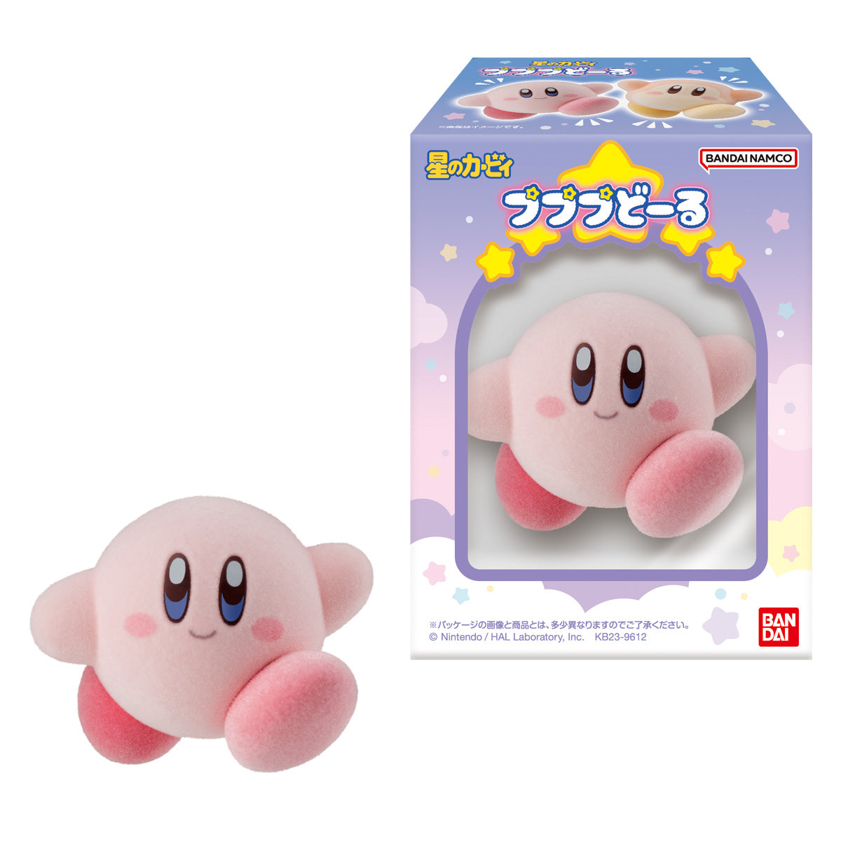 Bandai Shokugan Flocky Doll: Kirby PuPuPu Flocked Doll
