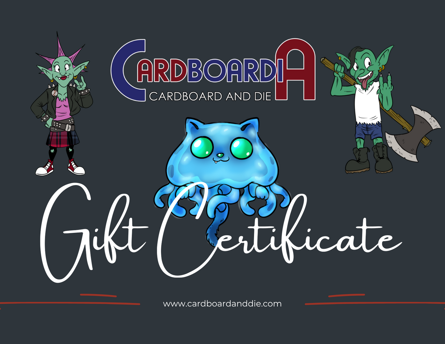 Cardboardia Gift Card