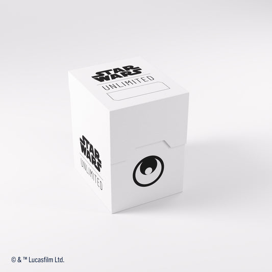 Gamegenic: Star Wars Unlimited Soft Crate Deck Box -White/Black