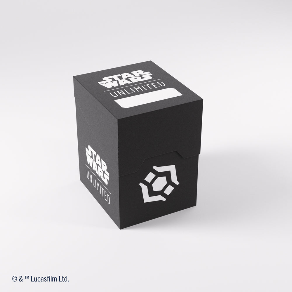Gamegenic: Star Wars Unlimited Soft Crate Deck Box - Black/White