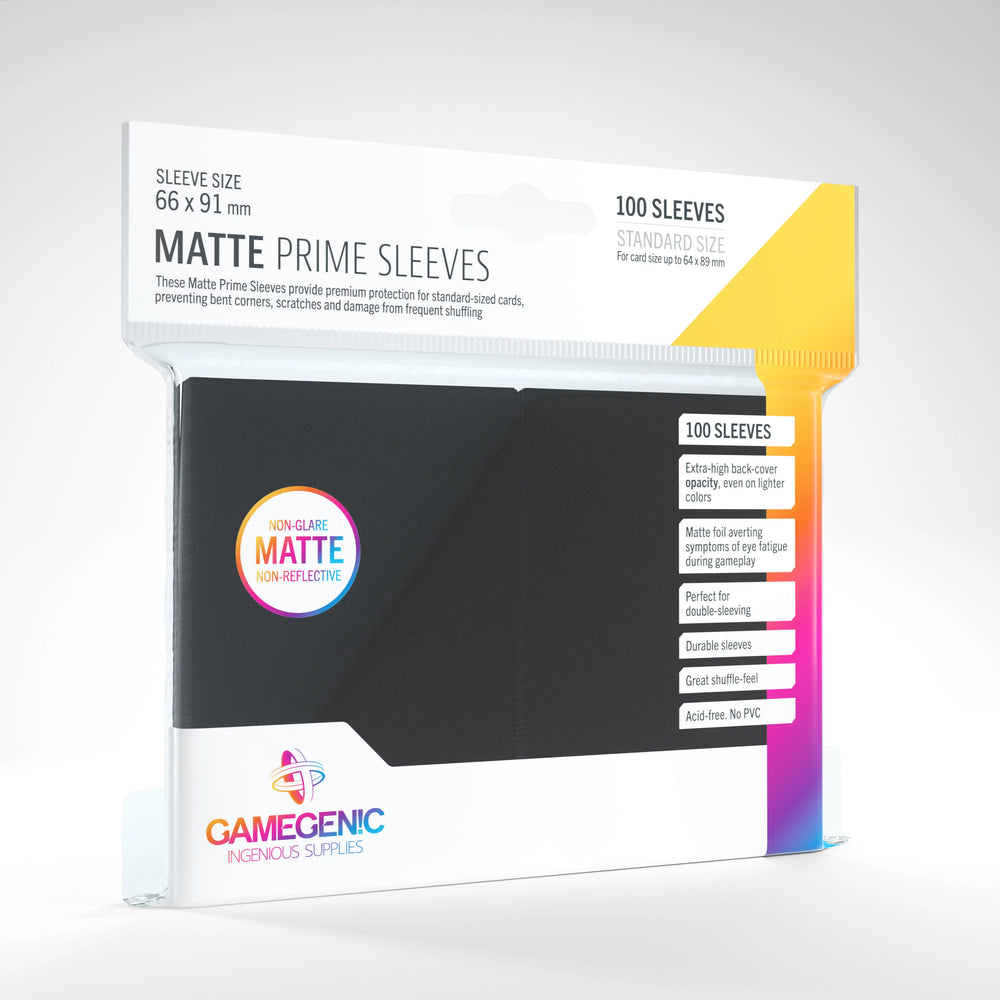 Gamegenic: Matte Prime Sleeves - Black
