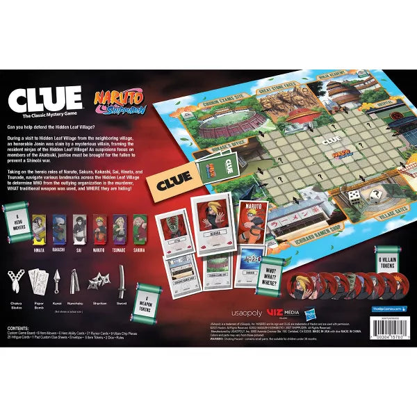 CLUE®: Naruto Shippuden Board Game