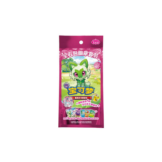 Pokemon TCG Gem Pack Badge Set Booster Pack (Simplified Chinese)