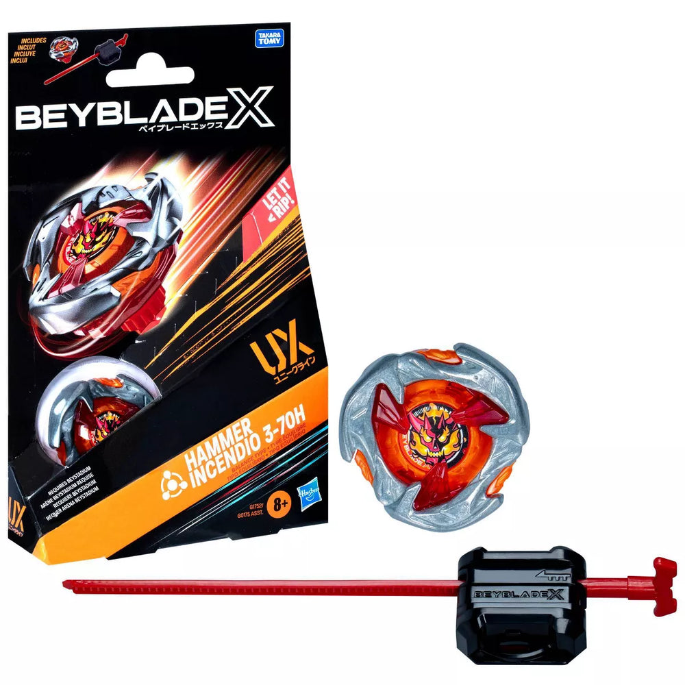 Beyblade X Hammer Incendio 3-70H UX Starter Pack Set