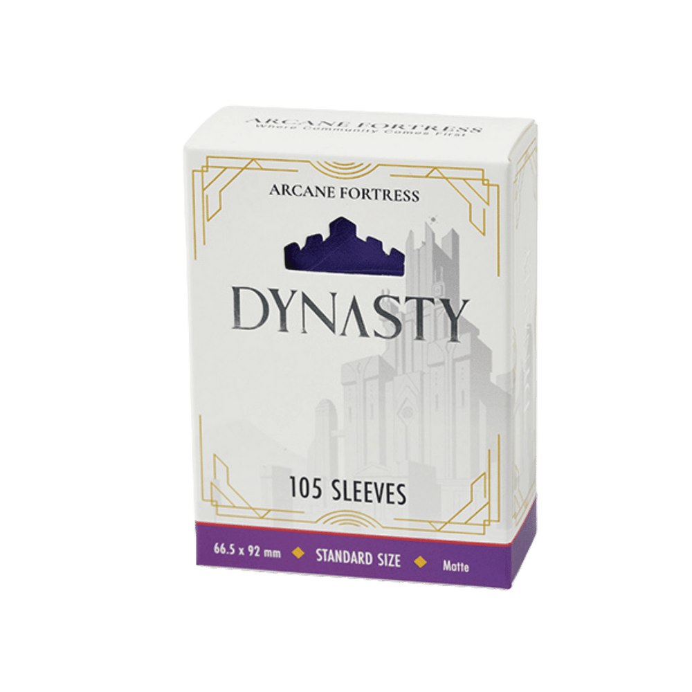 Arcane Fortress Sleeves: Dynasty Collection - Matte, Royal Purple (105ct)