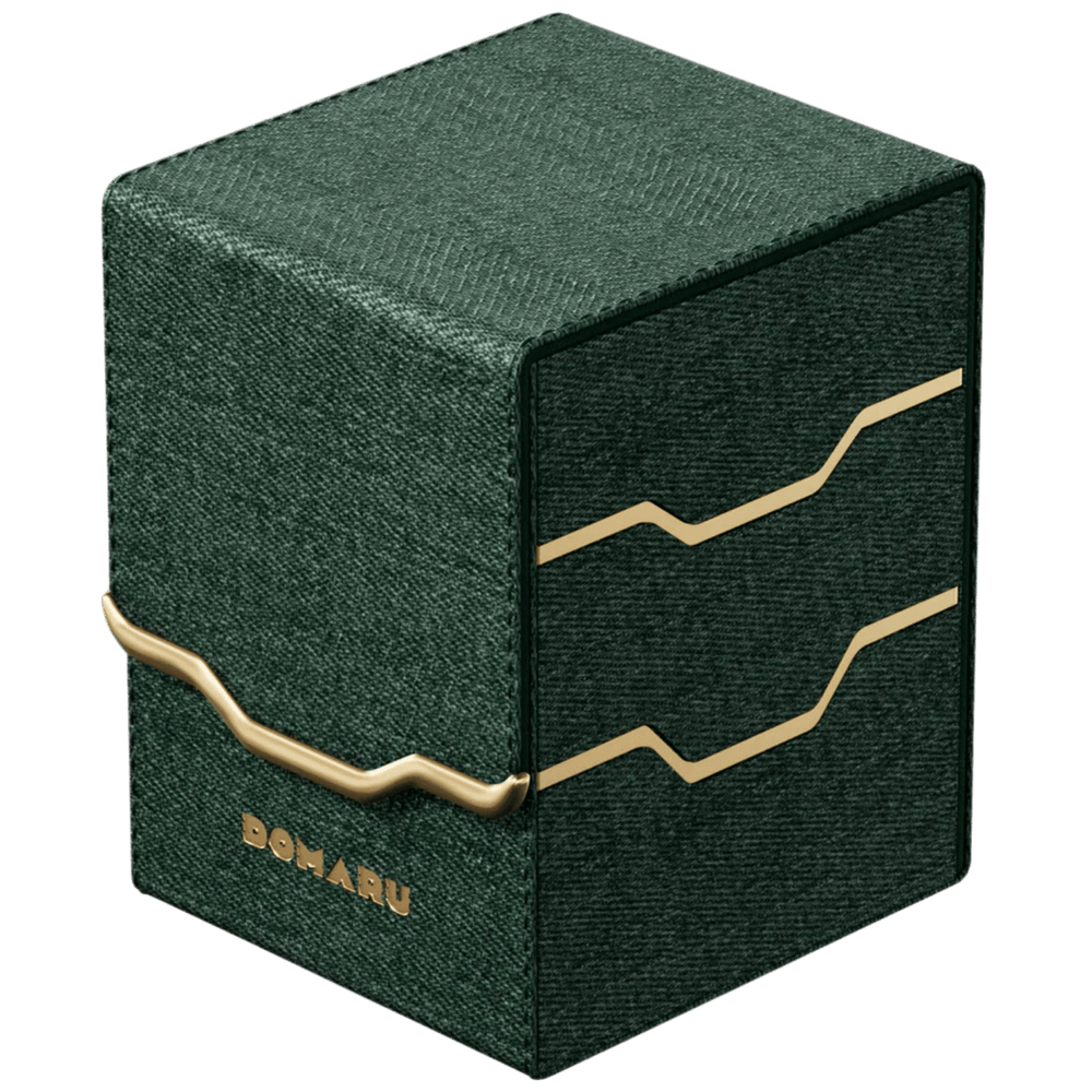 DOMARU Deck Box: Armory Collection - Malachite - Vertex Duo 100+ Toploading Box