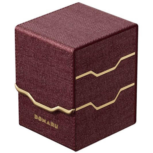 DOMARU Deck Box: Armory Collection - Carnelian - Vertex Duo 100+ Toploading Box