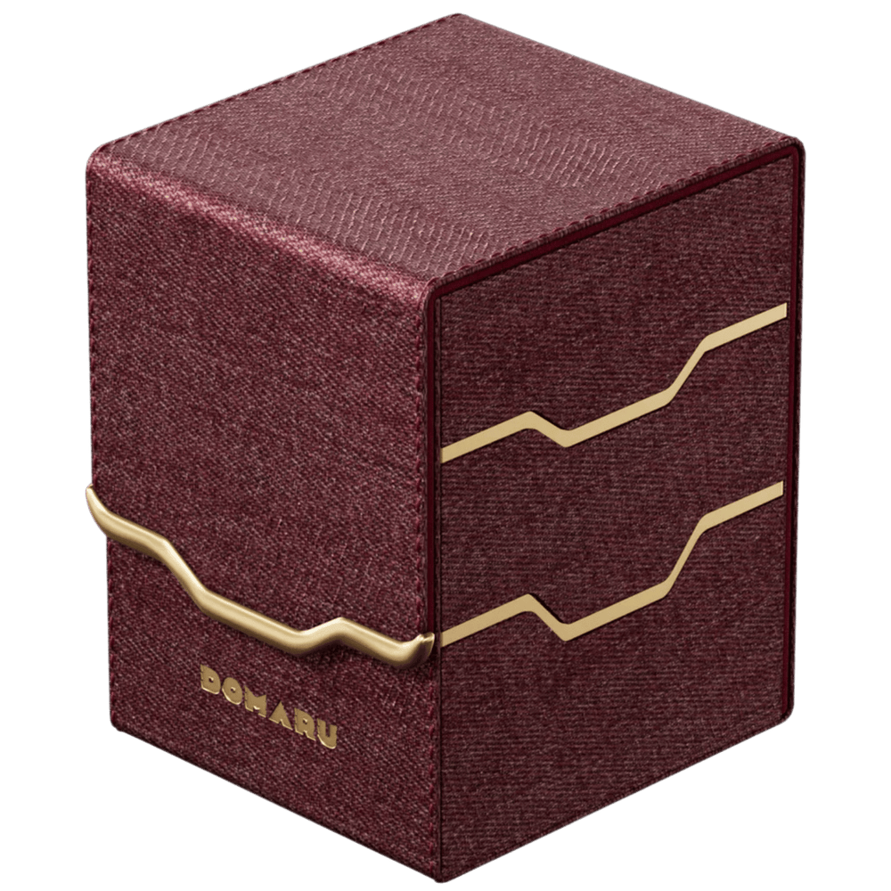 DOMARU Deck Box: Armory Collection - Carnelian - Vertex Duo 100+ Toploading Box