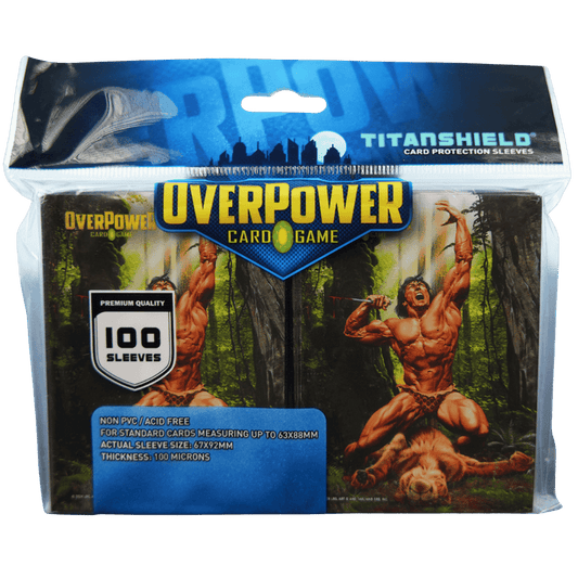 TitanShield Sleeves: Tarzan - OverPower (100ct)