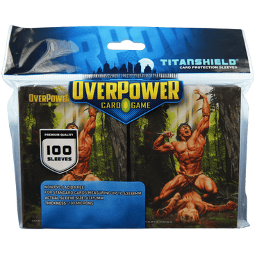 TitanShield Sleeves: Tarzan - OverPower (100ct)