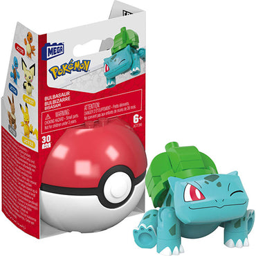 MEGA - Pokemon Pokeball Evergreen S4 Set - BULBASAUR in Poke Ball (16 Pieces)