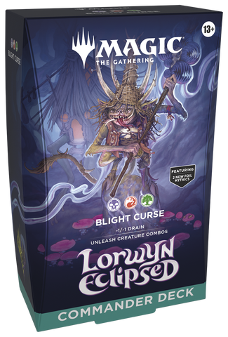 Magic: the Gathering - Lorwyn Eclipsed Commander Deck: Blight Curse (Pre-Order) (Releases 1/23/26)