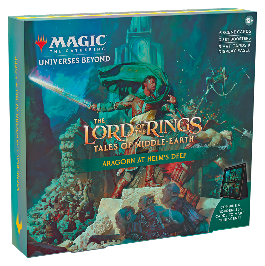 Magic: The Gathering The - Lord of the Rings: Tales of Middle-earth Scene Box - Aragorn at Helm’s Deep