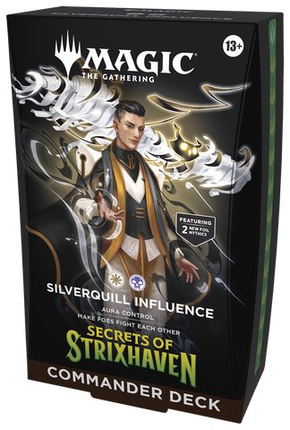 Magic: the Gathering - Secrets of Strixhaven "Silverquill Influence" Commander Deck
