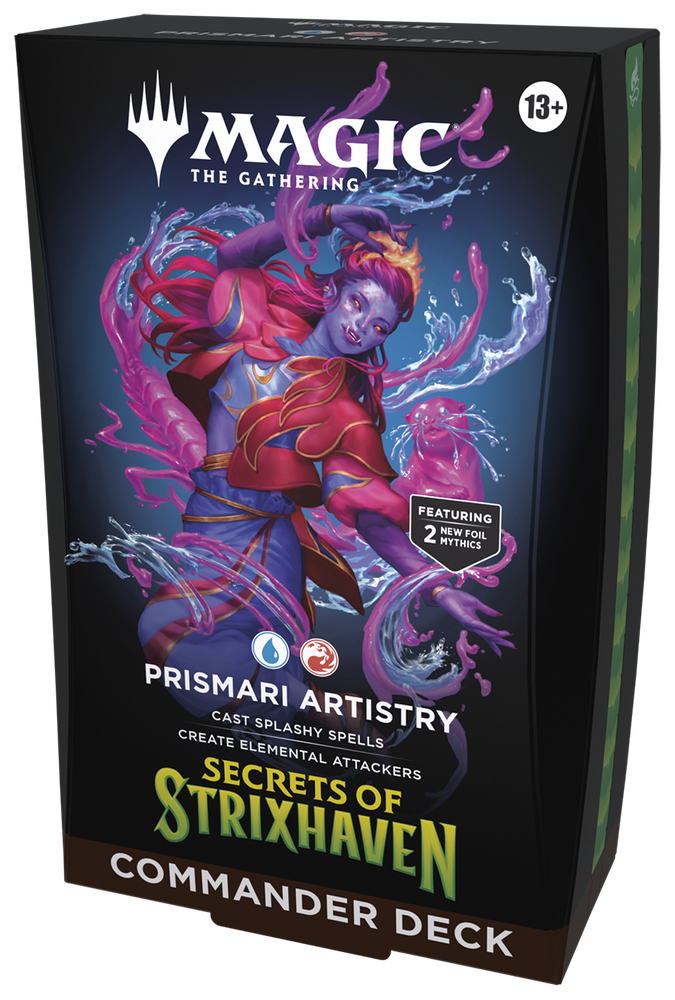 Magic: the Gathering - Secrets of Strixhaven "Prismari Artistry" Commander Deck Pre-Order (Releases 4/24/26)