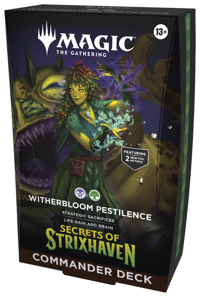 Magic: the Gathering - Secrets of Strixhaven "Witherbloom Pestilence" Commander Deck Pre-Order (Releases 4/24/26)