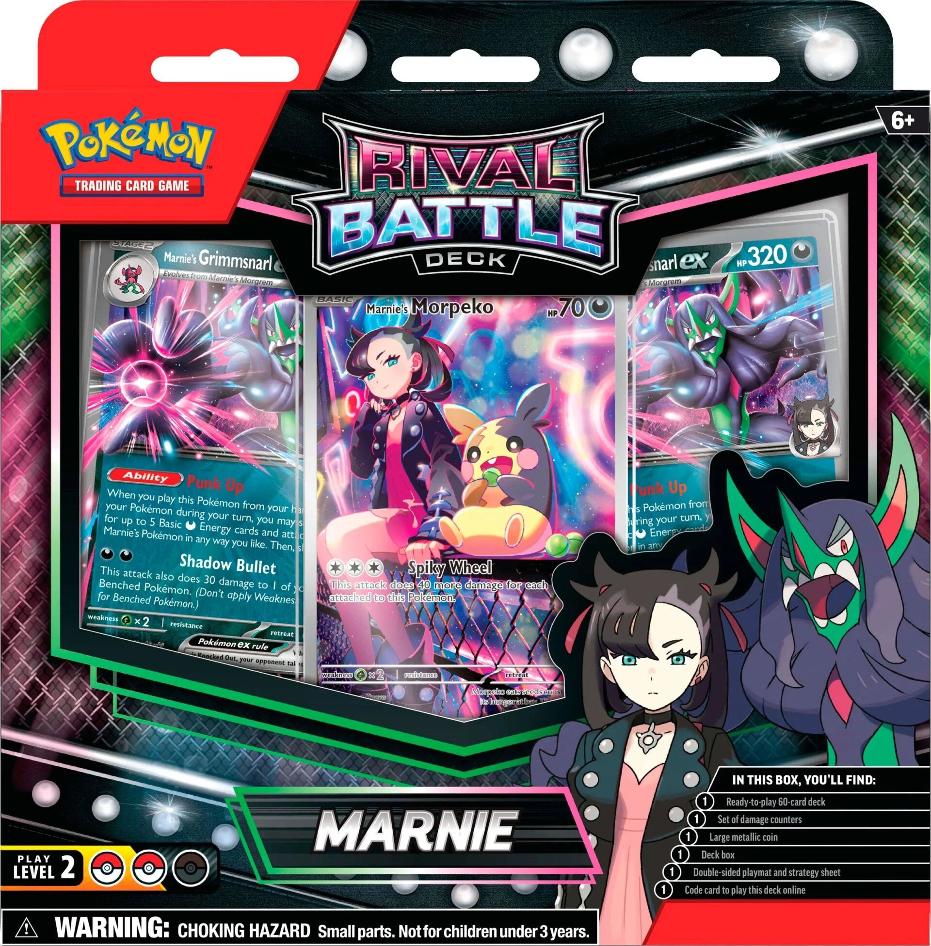 Pokemon TCG: Rival Battle Deck - Marnie (Releases 5/16/25)