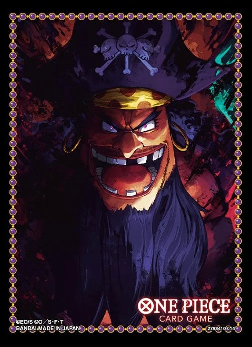 One Piece Card Game Official Sleeves: TCG+ Store Edition Vol.3 - Marshall.D.Teach (70-Pack) - Bandai Card Sleeves
