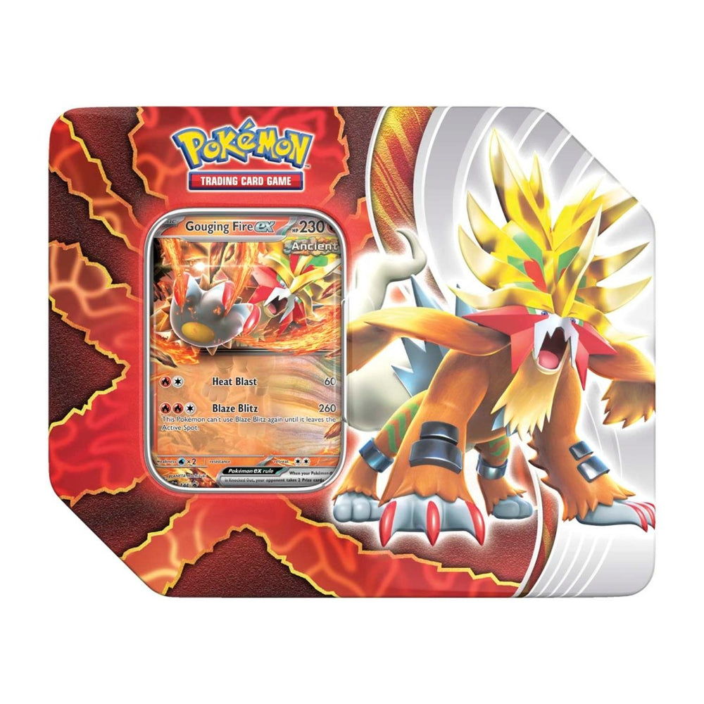 Pokémon TCG: Paradox Destinies Tin - Gouging Fire