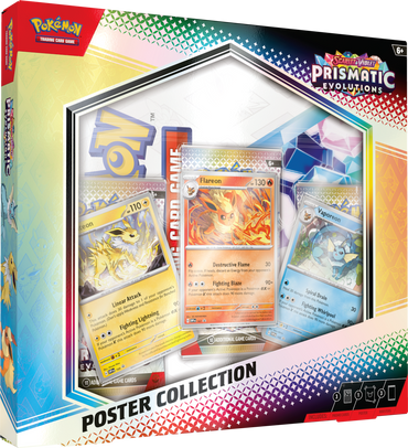 Pokemon TCG - Prismatic Evolutions Poster Collection -CHEAPER IN STORE- (Pre-Order)(Releases 1/17/25)