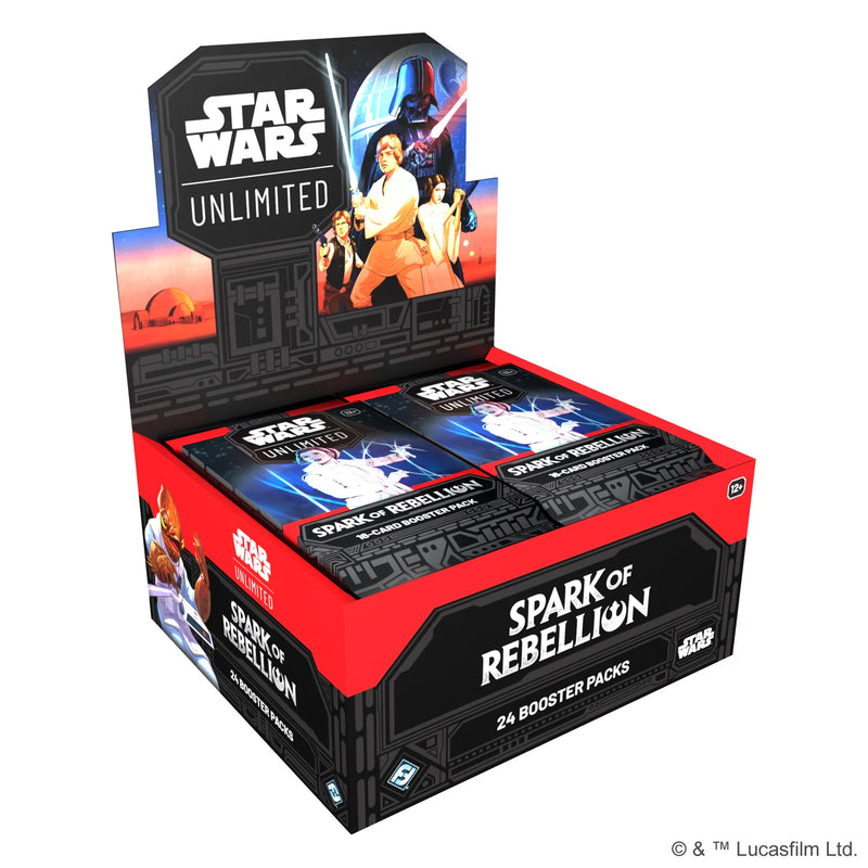 Star Wars: Unlimited - Spark of Rebellion Booster Box (Pre-Order) (Releases 3/8/24)