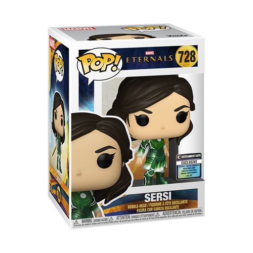 Eternals Sersi Funko Pop! Vinyl Figure with Collectible Card - Entertainment Earth Exclusive