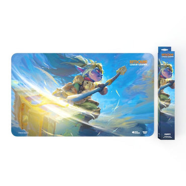 RIFTBOUND TCG: LEAGUE OF LEGENDS: UNLEASHED PLAYMAT: POPPY KEEPER OF THE HAMMER