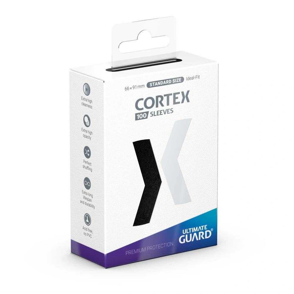 Ultimate Guard Cortex Deck Protectors Matte 100 Count Black