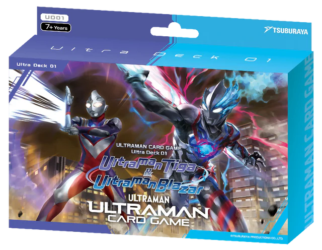 Ultraman Card Game UD01 Ultraman Tiga & Ultraman Blazar Ultra Deck