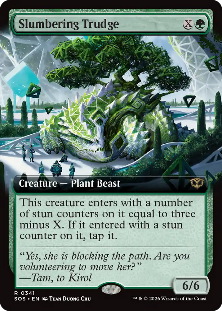 Slumbering Trudge (Extended Art) [Secrets of Strixhaven]