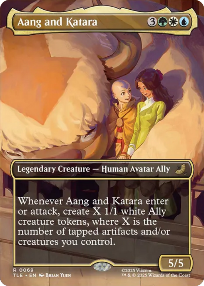 Aang and Katara (Borderless) [Avatar: The Last Airbender: Eternal-Legal]