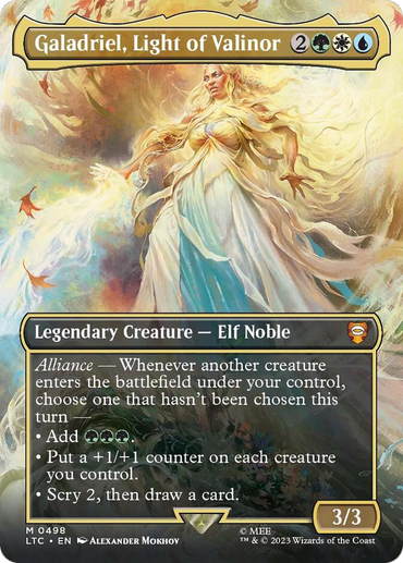 Galadriel, Light of Valinor (Borderless) [The Lord of the Rings: Tales of Middle-Earth Commander]