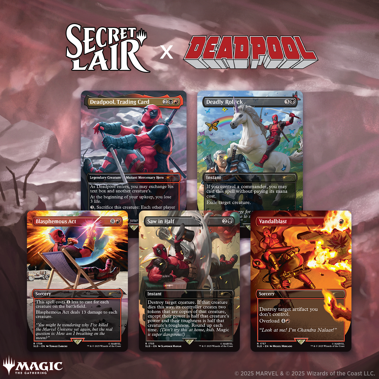 Marvel Secret Lair - Deadpool (non-foil)