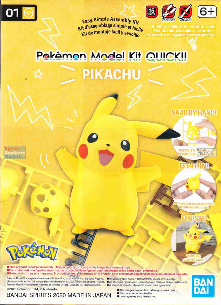 Pokémon Model Kit Quick!! Pikachu