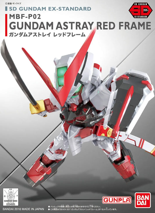 In Stock SD Gundam EX Standard Gundam Astray Red Frame