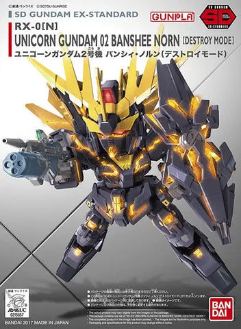 SD Gundam EX Standard Unicorn Gundam 2 Banshee Norn