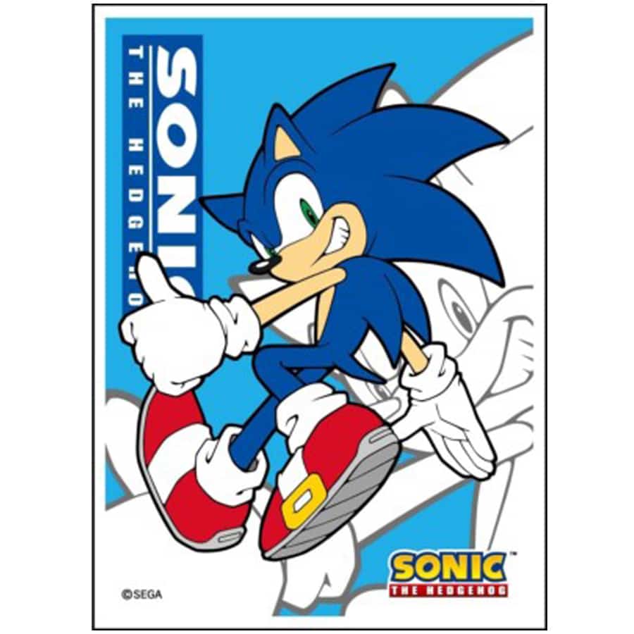 Ensky Card Sleeves: Sonic the Hedgehog - Sonic (65ct)