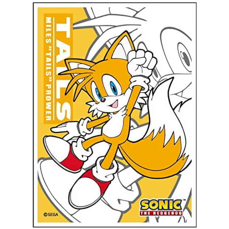 Ensky Card Sleeves: Sonic the Hedgehog - Tails (65ct)