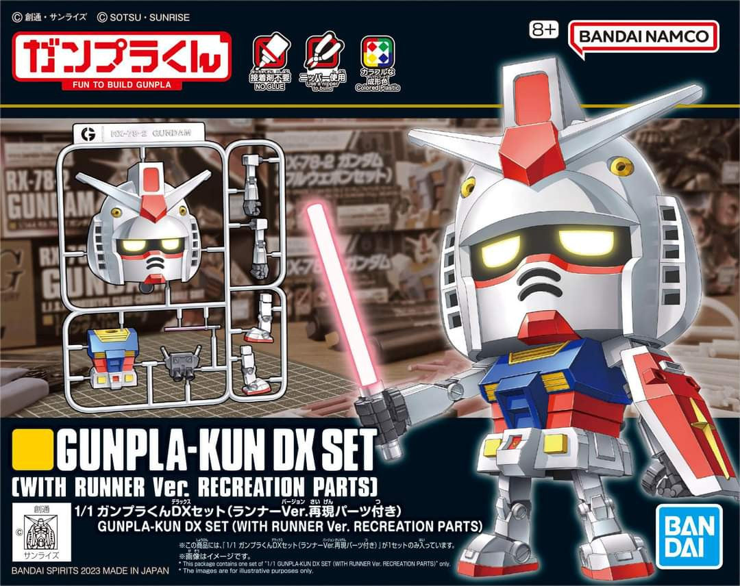 Gunpla-Kun {DX Set} [With Runner Ver. Recreation Parts]