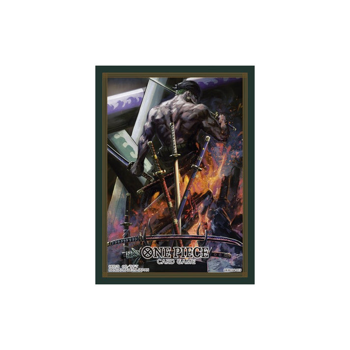 Bandai One Piece Card Game Sleeves Vol. 14 – Roronoa Zoro – Official Card Sleeves (70 Count)