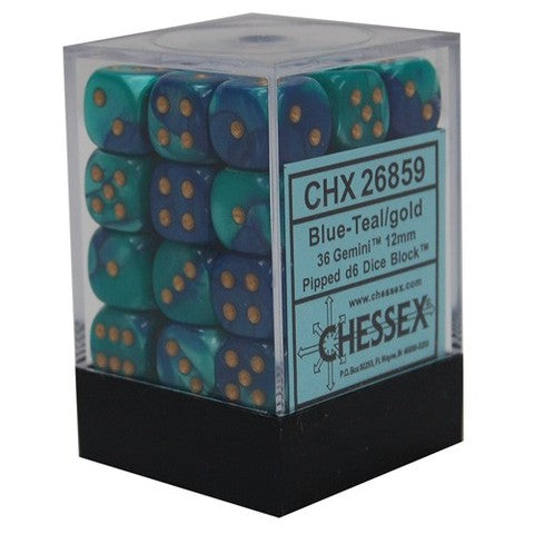 Chessex (26859): D6: 12mm: Gemini