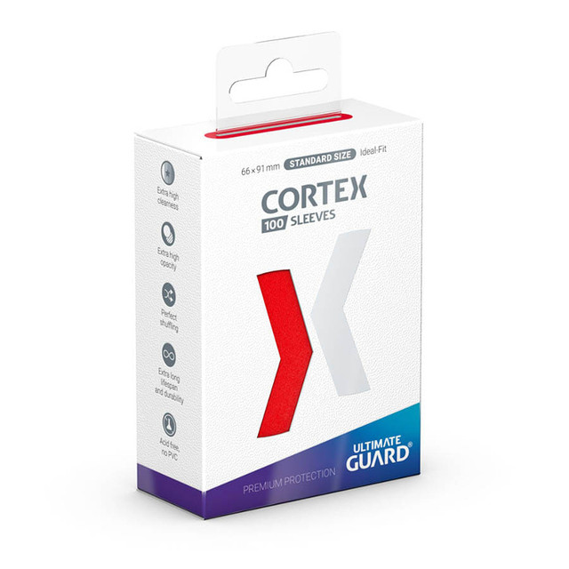 Ultimate Guard Cortex Deck Protectors Matte 100 Count Red