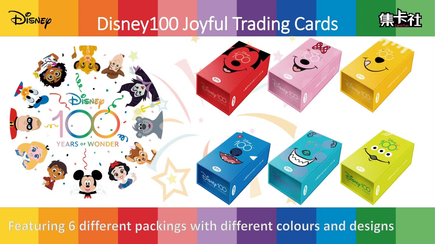 Disney100 Joyful Trading Cards Hobby Box (Card.Fun 2023)