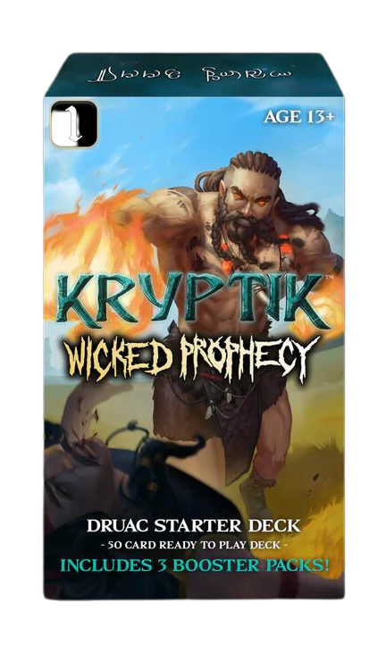 Kryptik TCG: Wicked Prophecy Wave 1 Starter Deck - Druac Faction