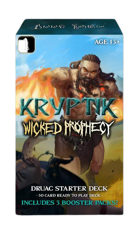 Kryptik TCG: Wicked Prophecy Wave 1 Starter Deck - Druac Faction