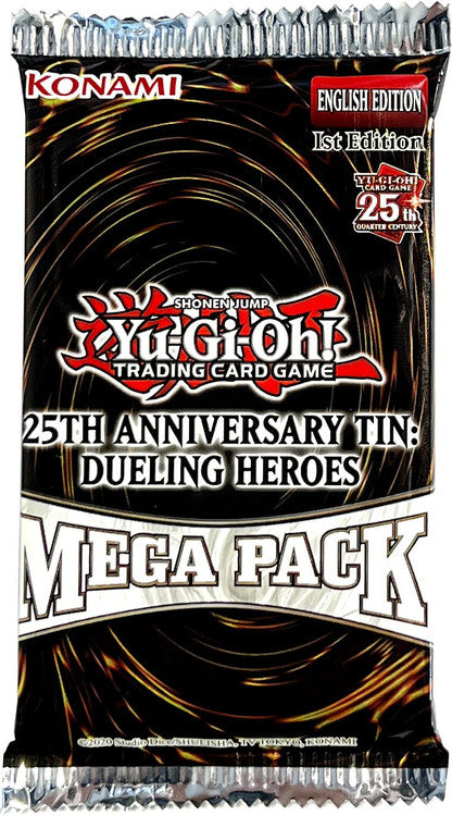 YuGiOh 25th Anniversary Dueling Heroes Booster MEGA Pack