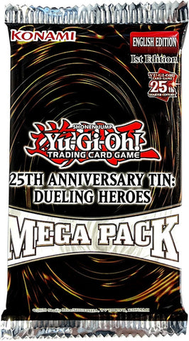 YuGiOh 25th Anniversary Dueling Heroes Booster MEGA Pack