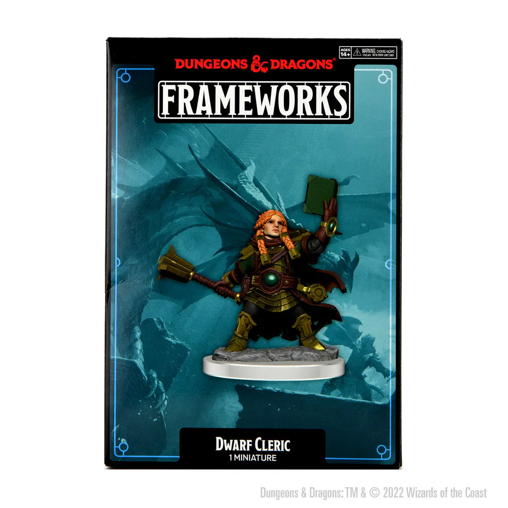 Dungeons & Dragons - Frameworks: Dwarf Cleric Miniature